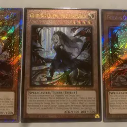 Yugioh! Guiding Quem, the Virtuous - RA04-EN043 x3 (2 platinum Secret, 1 ult.) - Image 2
