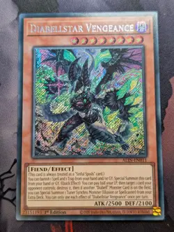 Diabellstar Vengeance - ALIN-EN011 - 1st Edition - Secret Rare - Yugioh NM - Image 1