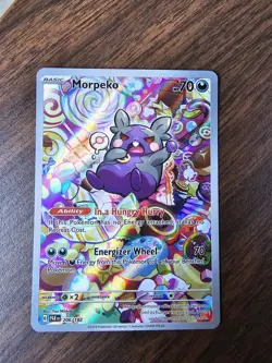 Morpeko 206/182 Paradox Rift 2023 Holo Illustration Pokemon Card TCG - Image 1