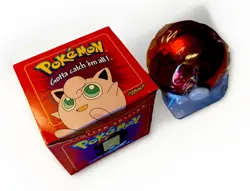 JIGGLYPUFF Pokemon 23K Gold Plated Collectible PokeBall Card Burger King SEALED - Image 1