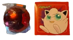 JIGGLYPUFF Pokemon 23K Gold Plated Collectible PokeBall Card Burger King SEALED - Image 3