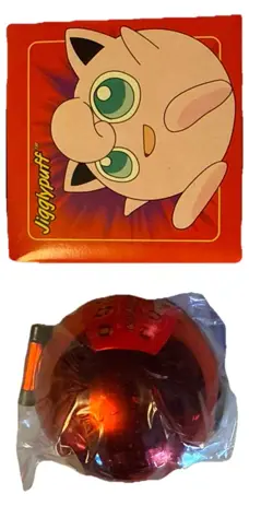 JIGGLYPUFF Pokemon 23K Gold Plated Collectible PokeBall Card Burger King SEALED - Image 4
