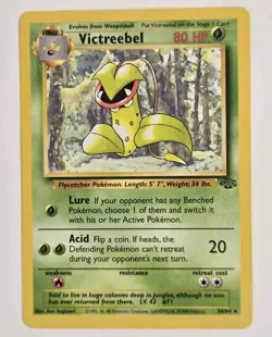 Victreebel 30/64 Jungle Rare Non-Holo HP Vintage 1999 Pokemon TCG Card - Image 1