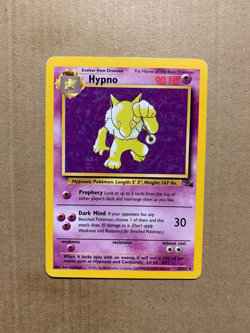 Hypno 23/62 Fossil Set - Non-Holo Rare Pokemon Card - LP - Image 1