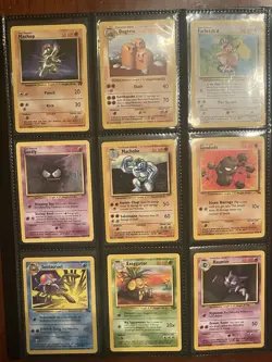 Lot Of 66 Base Set Jungle Fossil Pokemon Cards Binder Childhood Collection! 🔥 - Image 3