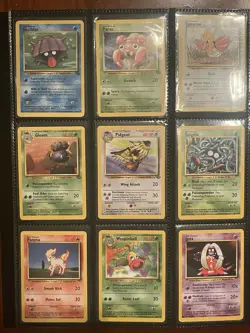 Lot Of 66 Base Set Jungle Fossil Pokemon Cards Binder Childhood Collection! 🔥 - Image 4