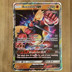 Buzzwole GX - SM69 - Pokemon Promo Sun & Moon Ultra Rare Card NM Jumbo Oversized - Image 1