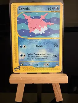 CORSOLA - 102/165 Expedition Base Set LP - Regular Common - Pokemon TCG Card - Image 1