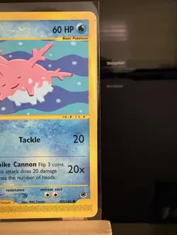 CORSOLA - 102/165 Expedition Base Set LP - Regular Common - Pokemon TCG Card - Image 3