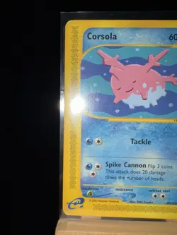 CORSOLA - 102/165 Expedition Base Set LP - Regular Common - Pokemon TCG Card - Image 5