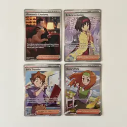 Pokemon TCG Scarlet & Violet 151 Trainer Special Illustration Lot of 4 Cards - Image 1