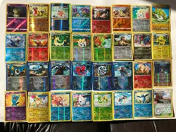 Pokemon 10 HOLO/REVERSE AUTHENTIC card Lot SHINY HOLOGRAPHIC FOIL good for kids - Image 1