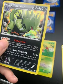 Tyranitar 56/124 HOLO RARE XY Fates Collide Pokemon TCG Card NM 2016 - Image 2