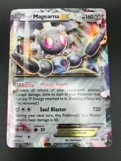 Magearna EX ULTRA RARE XY175 Promo Pokemon card TCG NM HOLO 2016 - Image 1