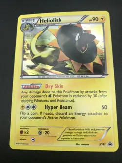 Heliolisk XY47 HOLO RARE Black Star Promo Pokemon Card TCG NM 2015 - Image 1