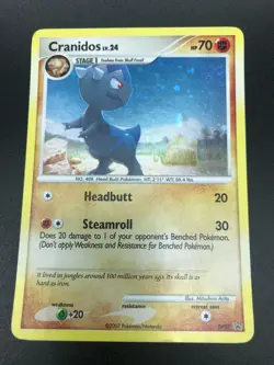 Cranidos DP07 HOLO RARE Pokemon Diamond & Pearl Promo Card NM 2007 - Image 1