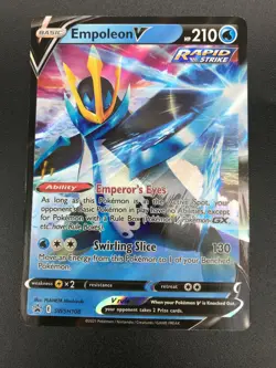 Empoleon V SWSH108 ULTRA RARE Pokemon Black Star Promo NM 2021 Card TCG - Image 1