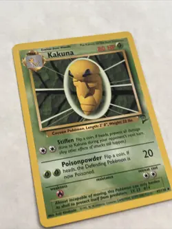 Pokemon Base Set 2 Uncommon Card - Kakuna 47/130 Vintage WOTC TCG Near Mint - Image 2