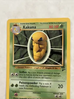 Pokemon Base Set 2 Uncommon Card - Kakuna 47/130 Vintage WOTC TCG Near Mint - Image 4