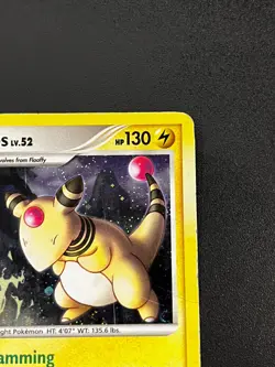 Ampharos 1/17 - POP Series 7 Promo Holo Rare Pokemon TCG Card MP - Image 4