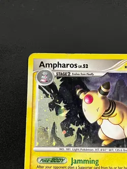 Ampharos 1/17 - POP Series 7 Promo Holo Rare Pokemon TCG Card MP - Image 5