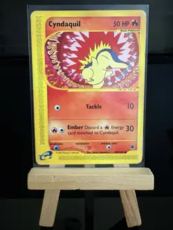 CYNDAQUIL - 105/165 Expedition Base Set - Regular Common LP - Pokemon TCG Card - Image 1