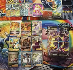Pokemon Card Full Art Alt Art Fire Mewtwo Tag Team Charizard - Image 1