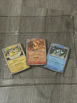 Prismatic Evolutions Poster Collection - Eeveelution Promo Cards Cosmo Holo - Image 1