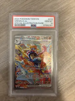 Greninja EX Sir S&V-Twilight Masquerade Holo Pokemon Card PSA 10 - Image 1