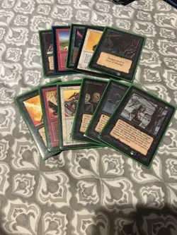 Magic The Gathering Lot Of 11 Beta Cards - Image 1