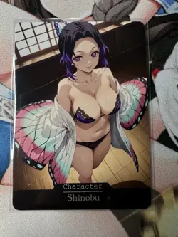 Shinobu Demon Slayer Goddess Story Waifu Anime Custom Card - Image 1