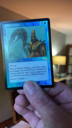 MTG, Gilded Drake Card, FOIL, Urza's Saga, Legacy, Commander, Watch Item Video!! - Image 2
