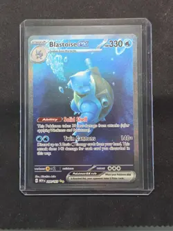 Blastoise ex 200/165 Sv: Scarlet & Violet 151 Holo Pokemon Card TCG - Image 1