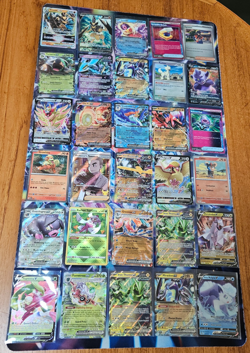 30 Cards : Pokemon Card Bundle Lot EX V Promo Full Art Pokeball Reverse Ace Spec - Image 1