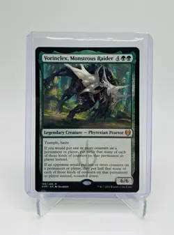 Magic the Gathering Vorinclex Monstrous Raider Regular Kaldheim, MTG #199 - Image 1