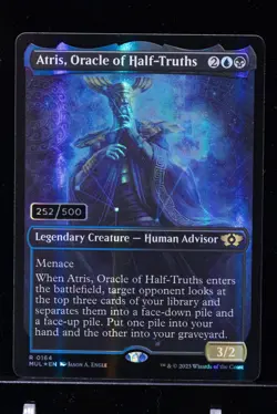 MTG SERIALIZED LP Atris, Oracle of Half-Truths #252 MUL Foil Serial Numbered - Image 1