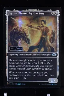 MTG SERIALIZED LP Daxos, Blessed by the Sun #440 MUL Foil Serial Numbered - Image 1