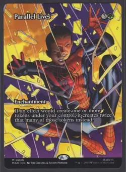 MTG Marvel’s Spider-Man Parallel Lives (Borderless) #36 Mythic - Image 1