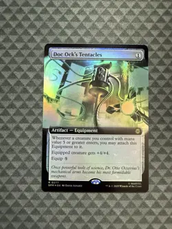 MTG Doc Ock’s Tentacles #0277 Foil Extended Art Rare Marvel’s Spider-Man (SPM) - Image 1