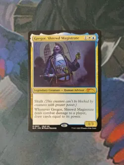Gregor, Shrewd Magistrate - The List | 7% Off 2+ | Wilds of Eldraine | NM | MTG - Image 1