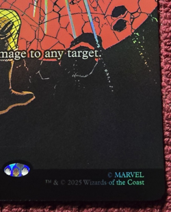Borderless Foil Shock, MTG, Marvel's Spider-Man, Magic the Gathering 27 MINT - Image 4
