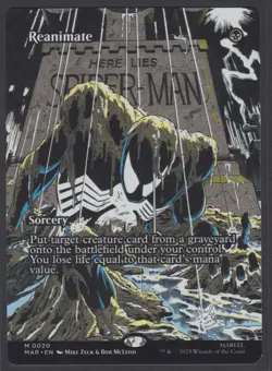 MTG Marvel’s Spider-Man Reanimate (Borderless) #20 Mythic - Image 1
