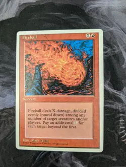 MTG Fireball Alternate 4th Edition Regular Common - Image 1