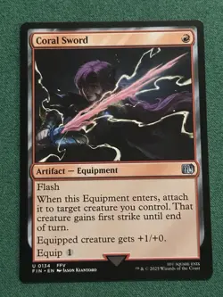 Coral Sword Final Fantasy Regular - Image 1