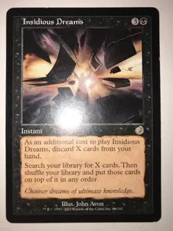 MTG - Insidious Dreams - Magic the Gathering, Torment LP/NM - Image 1