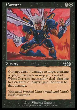 Corrupt x4 4x Urza's Saga NM MTG - Image 1