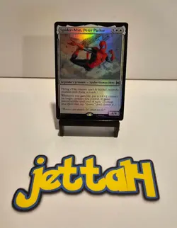 Spider-Man, Peter Parker (Foil) 4 (M) MTG Marvel's Spider-Man: Eternal-Legal SPE - Image 1