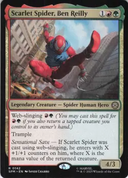 MTG Scarlet Spider, Ben Reilly (142) | NM | Spider-Man {SPM} - Image 1