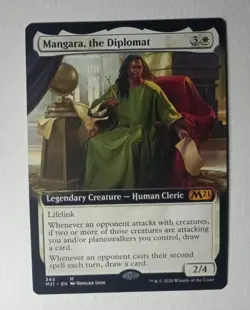 Mangara, The Diplomat EXTENDED ART Mythic M21 (MTG MNT) - Image 1