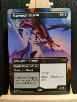 Scavenger Regent (Borderless) - Tarkir Dragonstorm - Rare - NM (see pics) MTG - Image 1